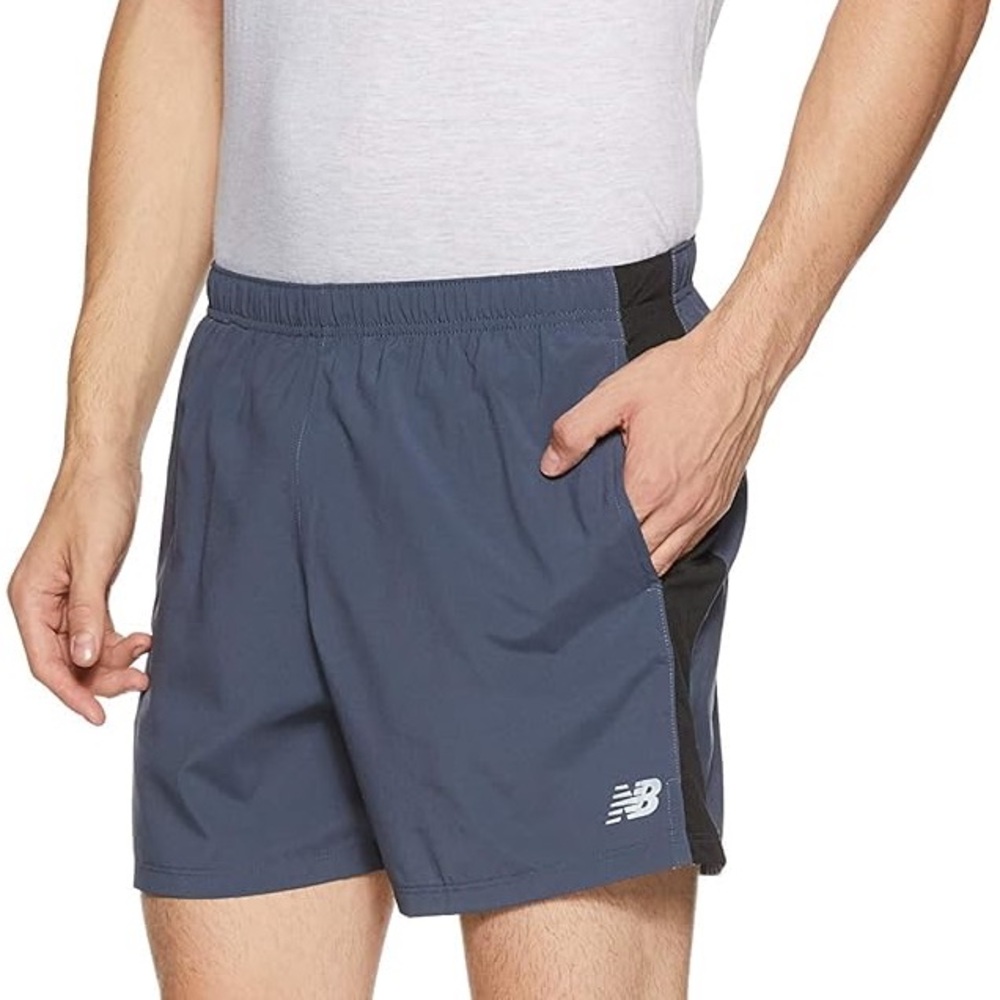 New Balance Men’s Running Shorts Size Small Gray Athletic Gym Workout Activewear